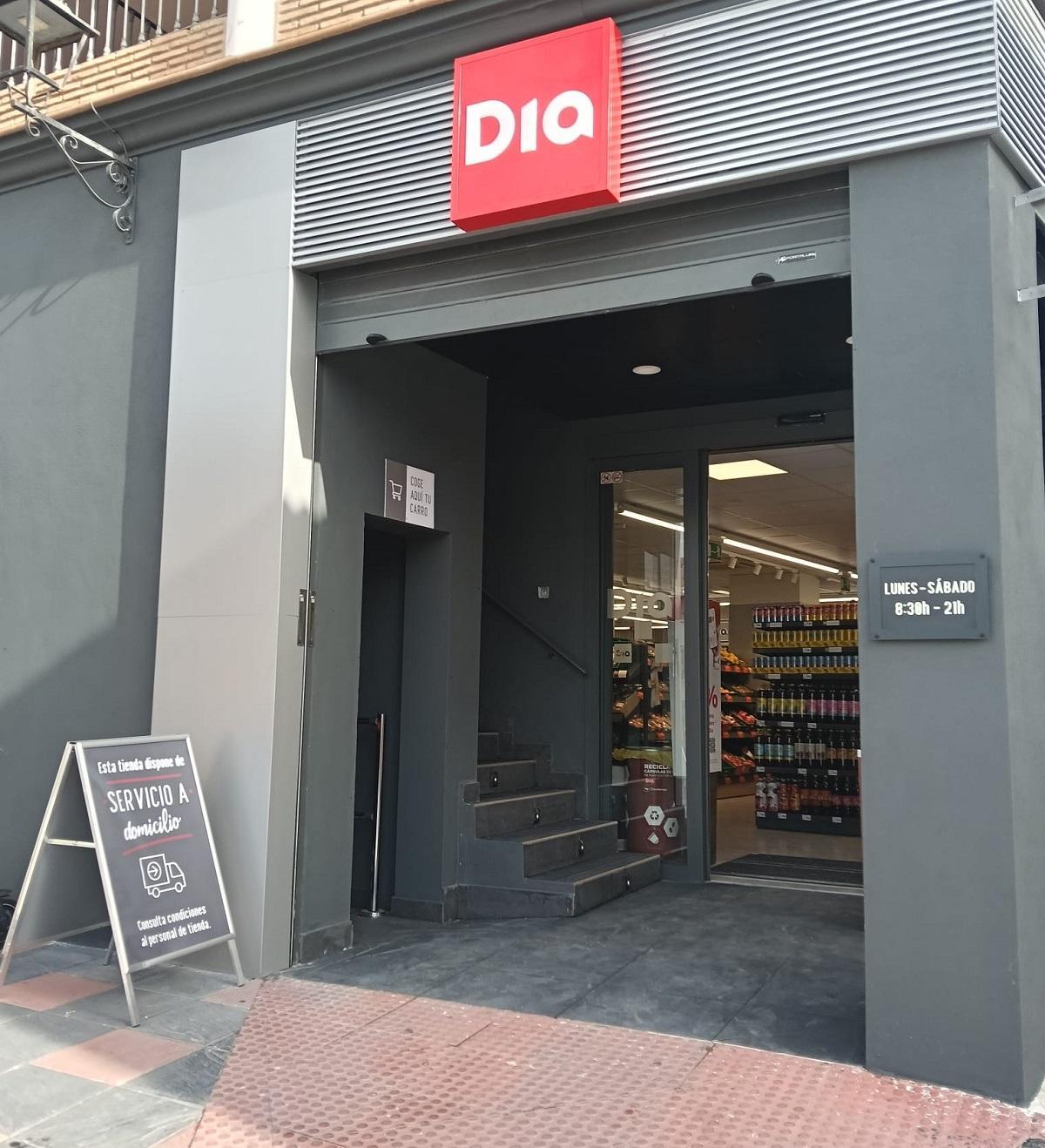 El supemercado que la cadena Dia ha abierto en la localidad malagueña de Riogordo.