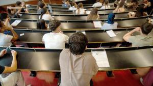 Pruebas de selectividad en el campus de la Ciutadella de la UPF de Barcelona