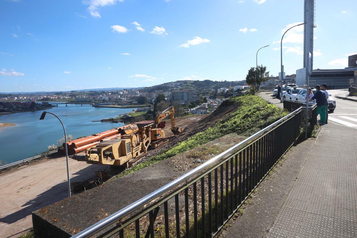 La circulación quedará interrumpida por la construcción de accesos al Chuac entre el 30 de marzo y el 1 de abril.