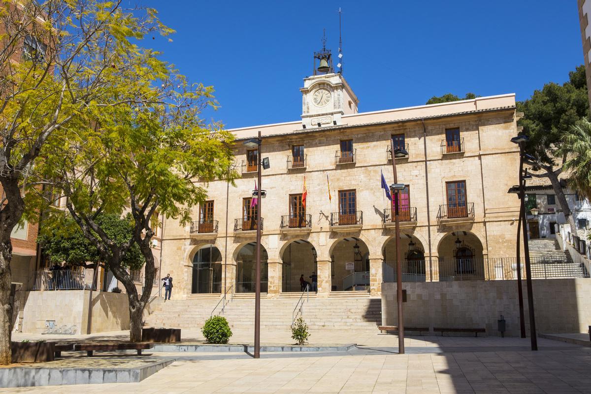 El Ayuntamiento de la ciudad de Denia, España