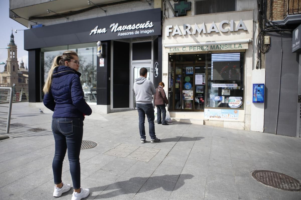 Control policial en Zaragoza por el coronavirus