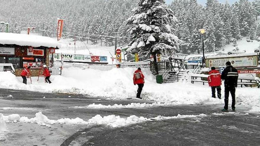 Port del Comte no ha tingut els gruixos de neu desitjables