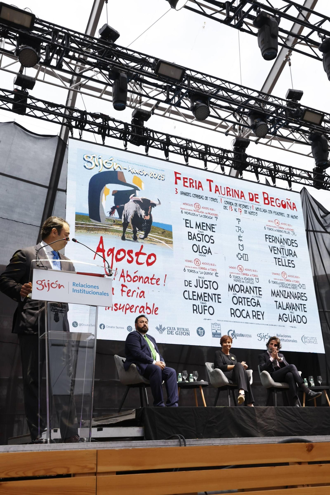 Así fue la presentación de la feria taurina de Gijón (en imágenes)