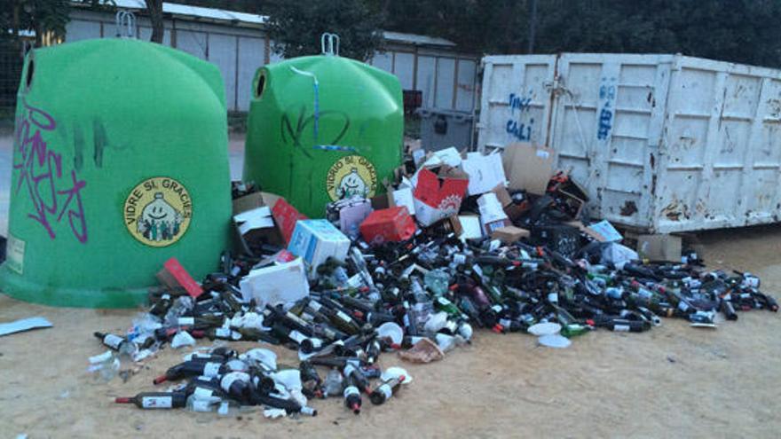 Una Feria del Vino sin posibilidad de reciclar