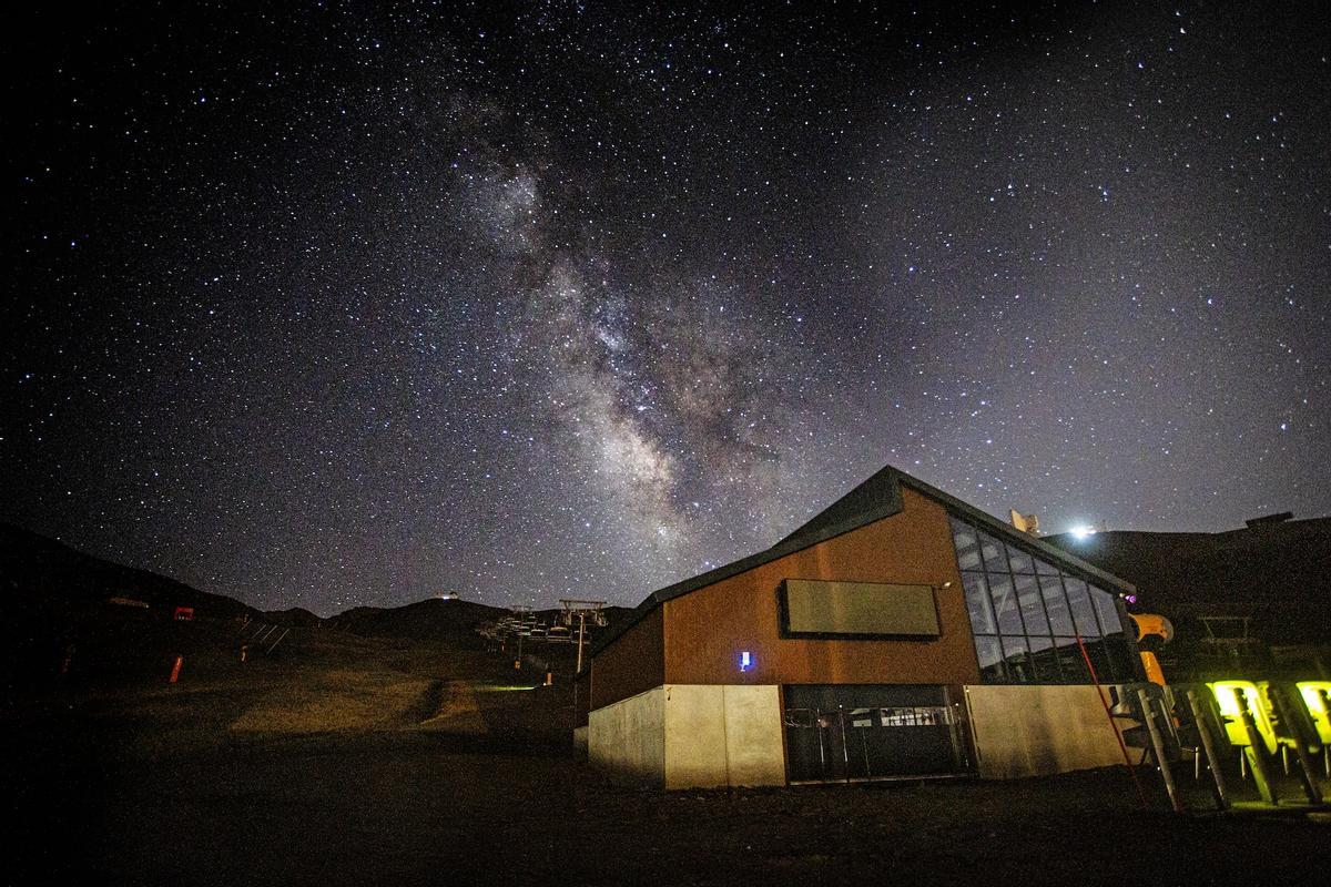 Noche de Perseidas en Sierra Nevada, Granada.