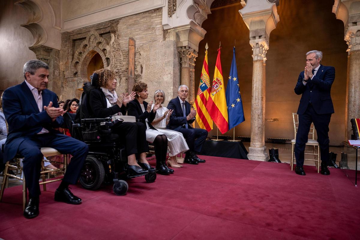 En imágenes | Acto institucional en La Aljafería por el Día de Aragón