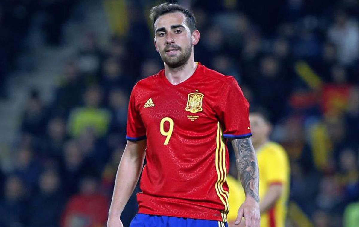 Alcácer con la Selección Española