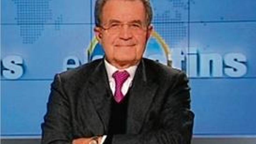 Romano Prodi, ahir al matí en una entrevista a TV3.