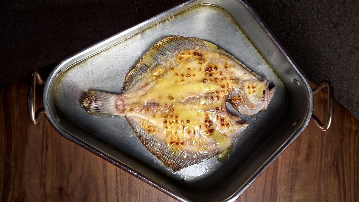 Rodaballo a la brasa