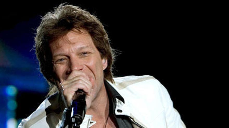 Bon Jovi, durante su actuación en el Rock in Rio de Lisboa en 2008.
