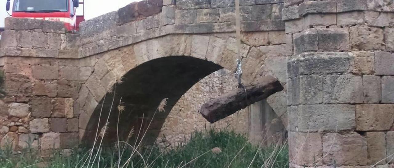 El puente de Jalance en Requena ya está restaurado