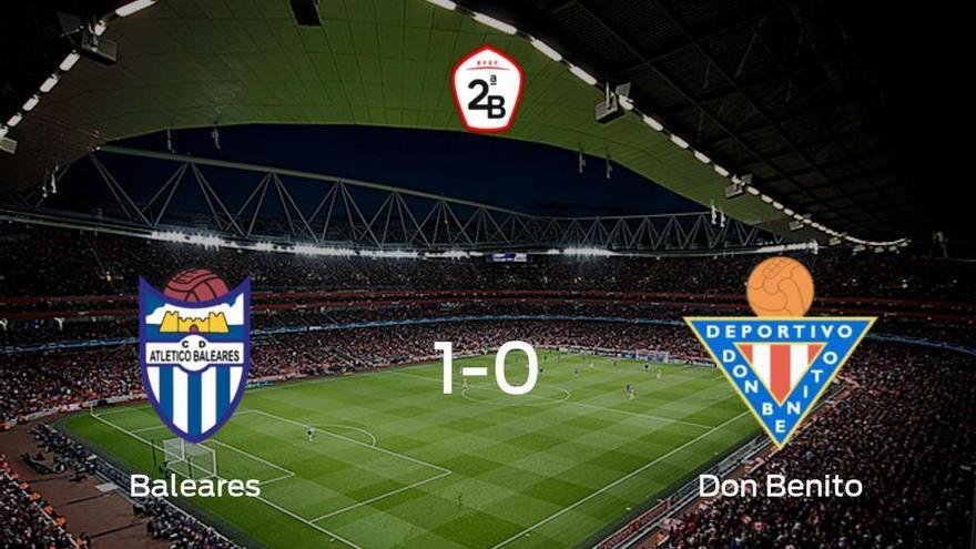 Tres puntos para el equipo local: At. Baleares 1-0 Don Benito