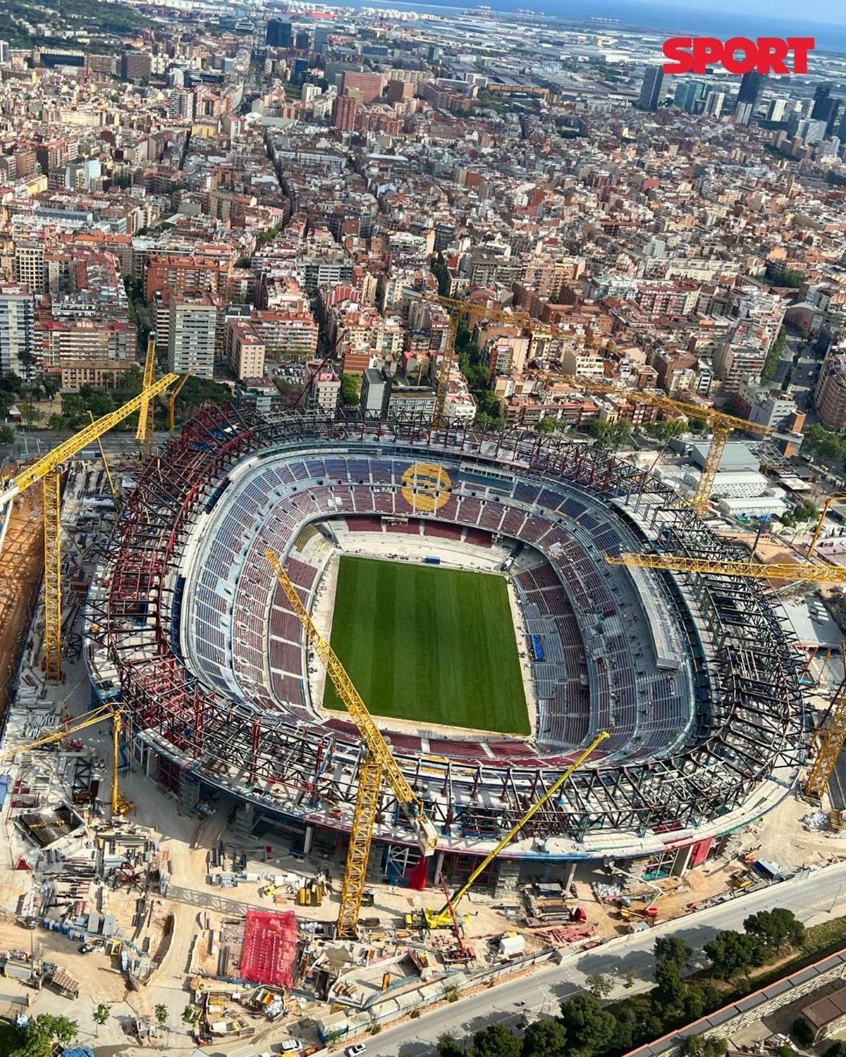 Avanzan las obras del Spotify Camp Nou