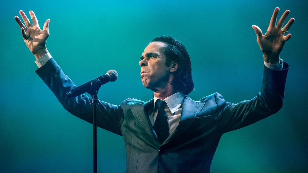 Nick Cave, en el Palau Sant Jordi en octubre de 2024