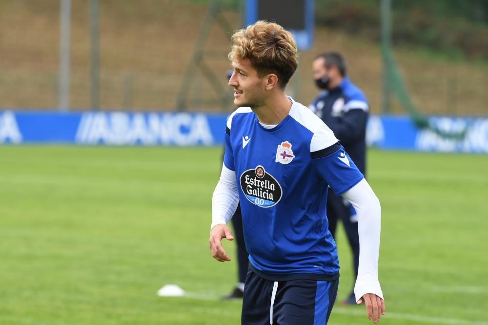 Rolan entrena con el grupo y Valín, lesionado