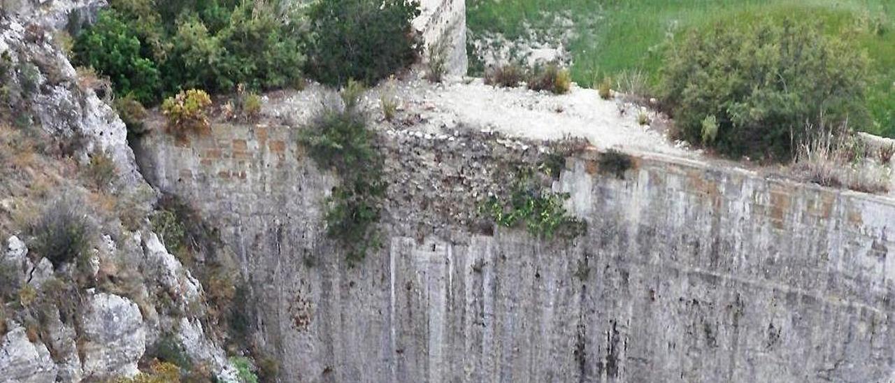 El estado del pantano de Relleu en la actualidad.