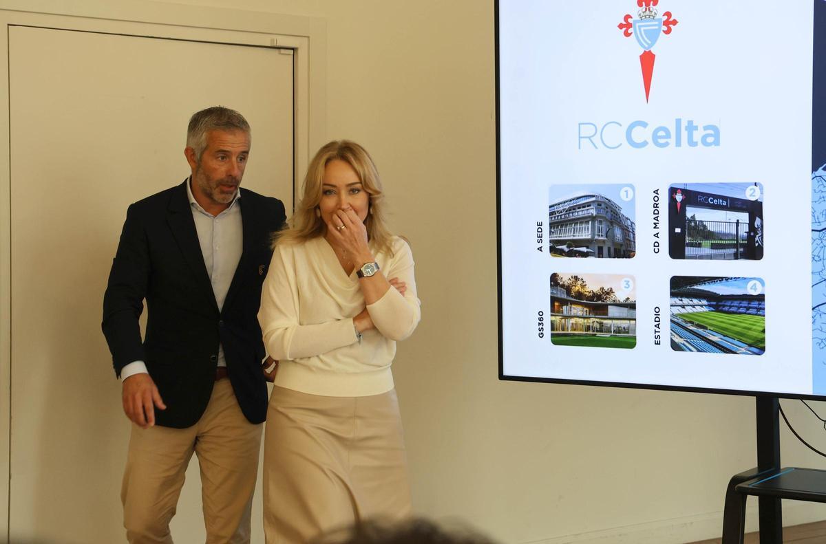 José Gainzarain y Marián Mouriño, en septiembre de 2024.