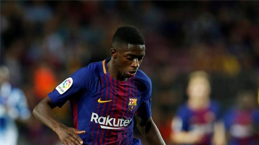 Dembélé se sobrepone a la timidez con una asistencia