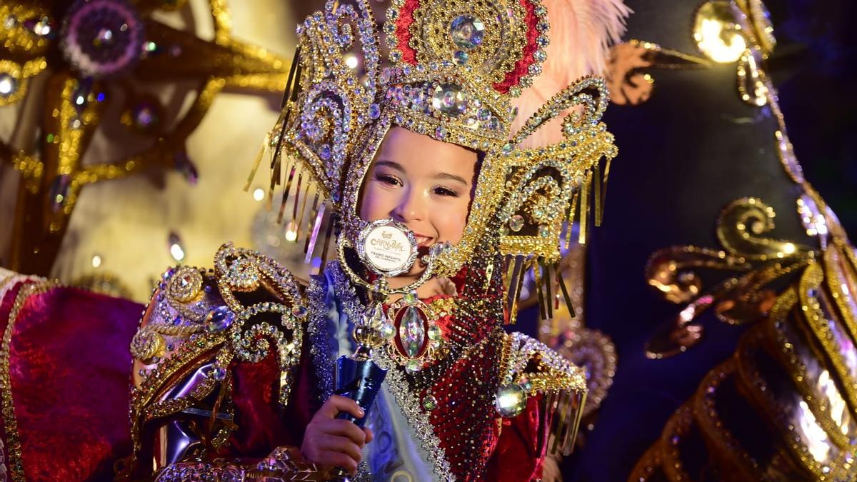 Carnaval de Tenerife 2023: Sofía Rodríguez, Trono Infantil del Carnaval  Internacional de Puerto de la Cruz 2023