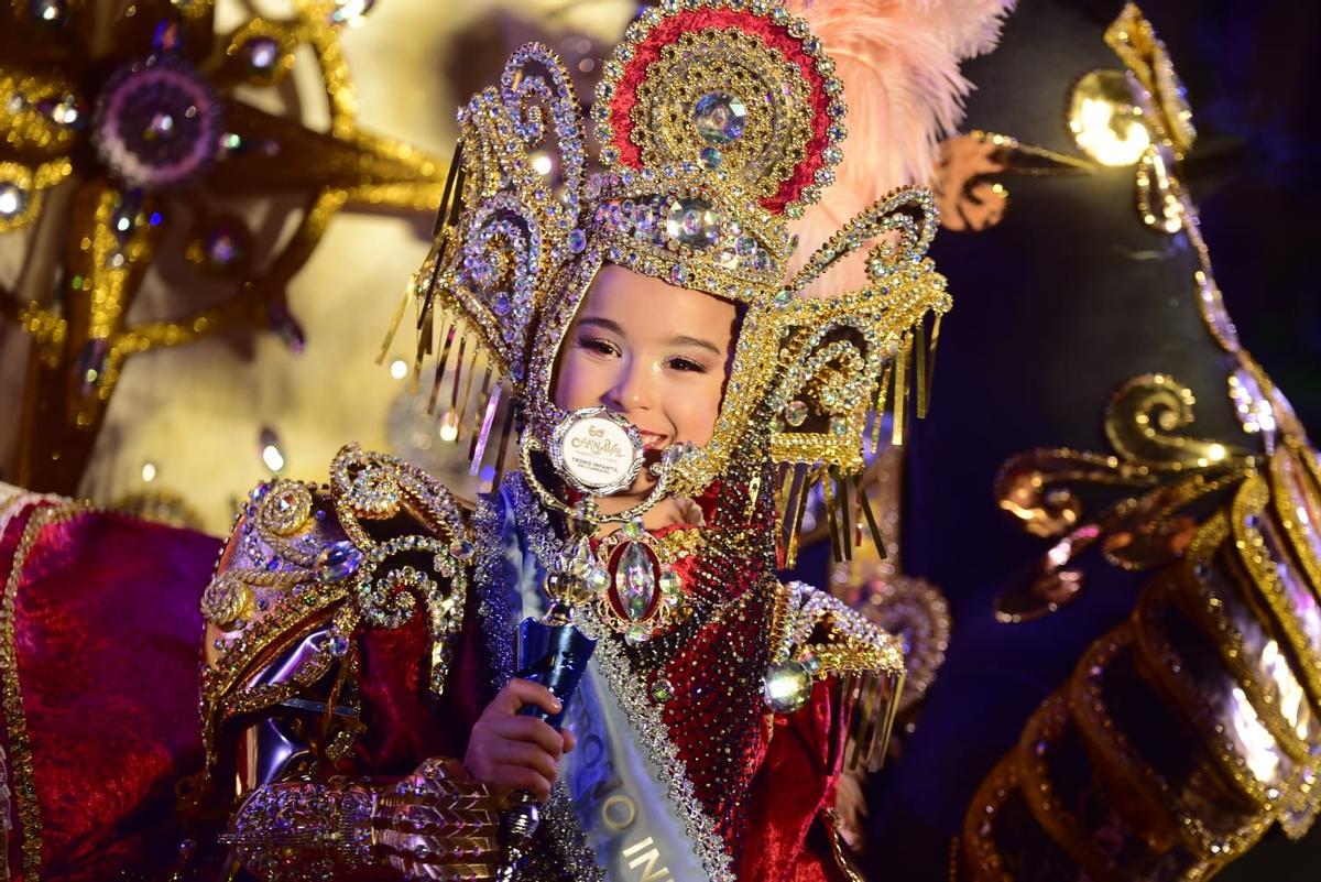 Sofía Rodríguez, Trono Infantil del Carnaval Internacional de Puerto de la Cruz 2023