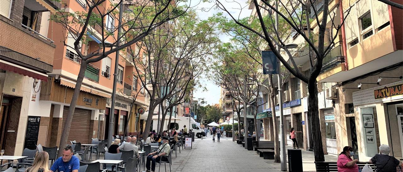 La avenida de la Libertad de San Vicente del Raspeig