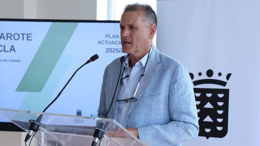 Domingo Cejas, consejero insular de Residuos. |