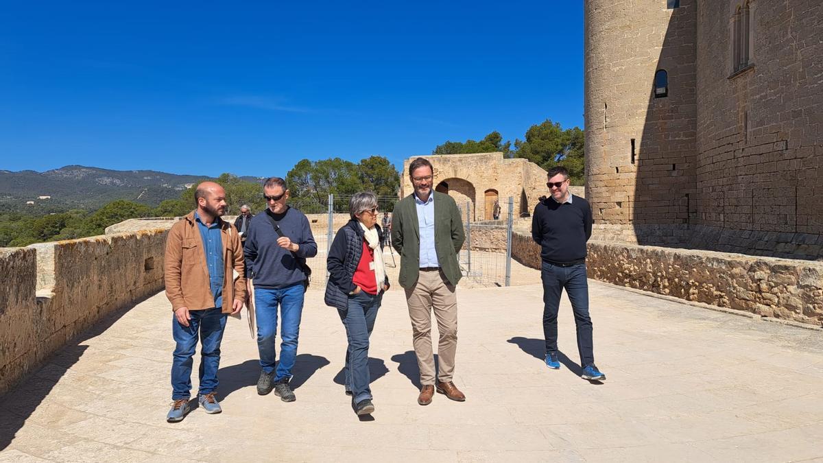 Visita del alcalde de Palma a las obras recepcionadas parcialmente.