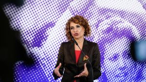 La vicepresidenta primera del Gobierno y ministra de Hacienda, María Jesús Montero.
