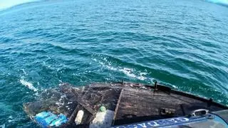 Herido el tripulante de una dorna arrollado por una embarcación rápida, en O Grove