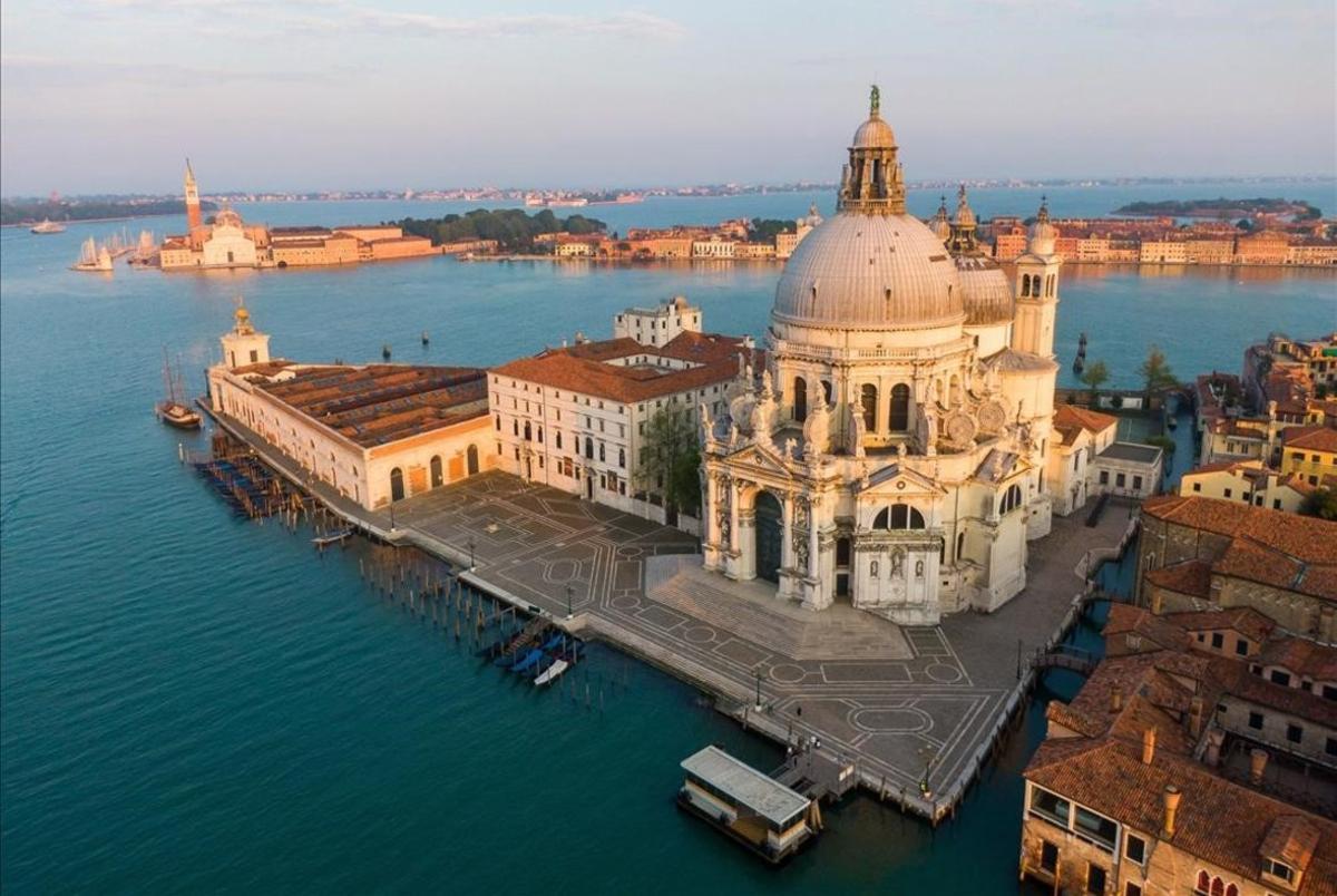 La iglesia de Santa María della Salute.