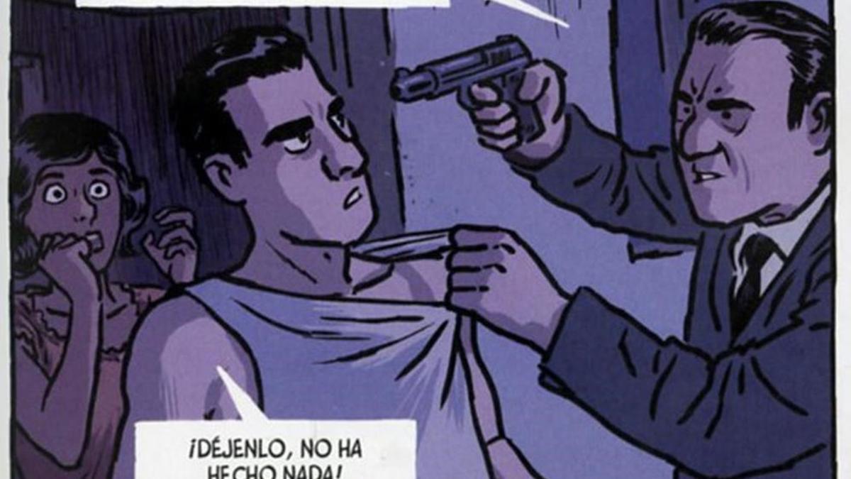 Viñeta de 'Jamás tendré 20 años', nuevo cómic de Jaime Martín, sobre la guerra y posguerra de sus abuelos.
