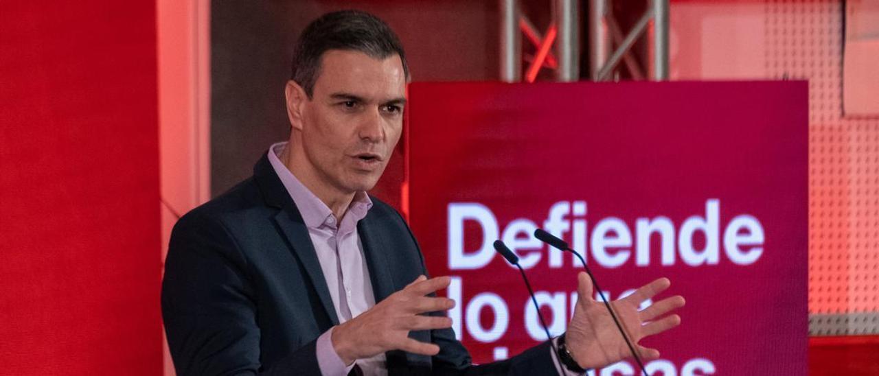 El secretario general del PSOE y presidente del Gobierno, Pedro Sánchez, participa en la clausura de la Convención Municipal de los socialistas andaluces.