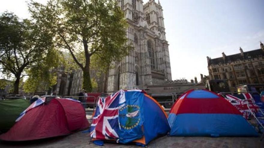 Los turistas españoles en Londres &#039;huyen&#039; de la boda real