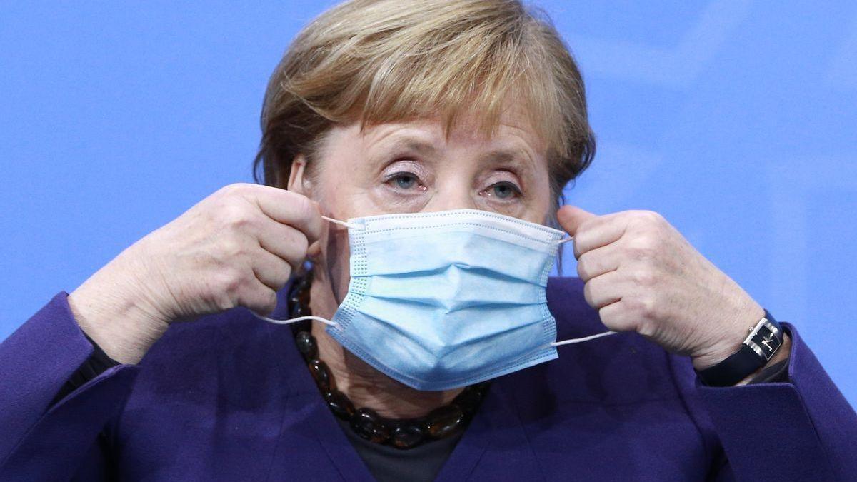 Merkel augura un confinamiento estricto hasta principios de abril