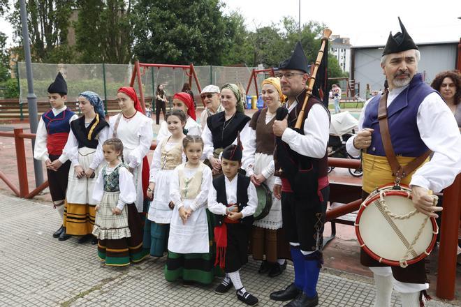 El homenaje a los veteranos del Grupo Covadonga, en imágenes