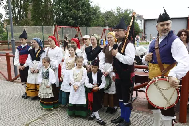 El homenaje a los veteranos del Grupo Covadonga, en imágenes