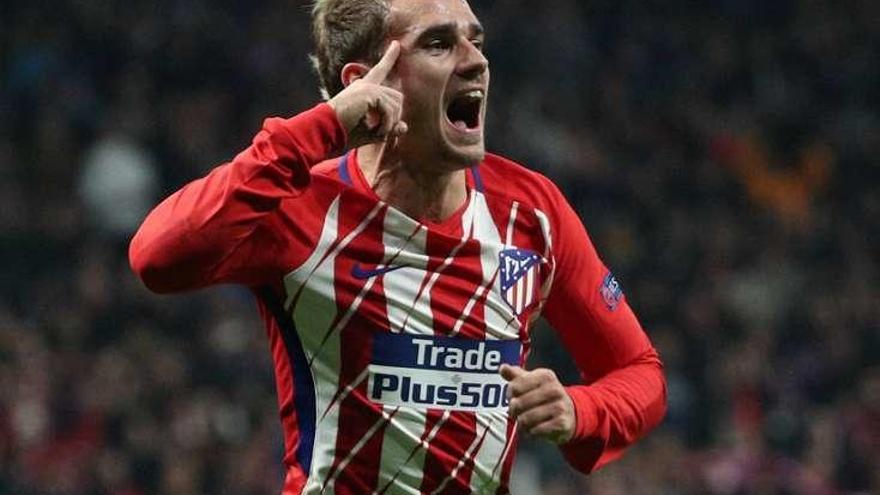 Griezmann celebra su gol. // Sergio Pérez