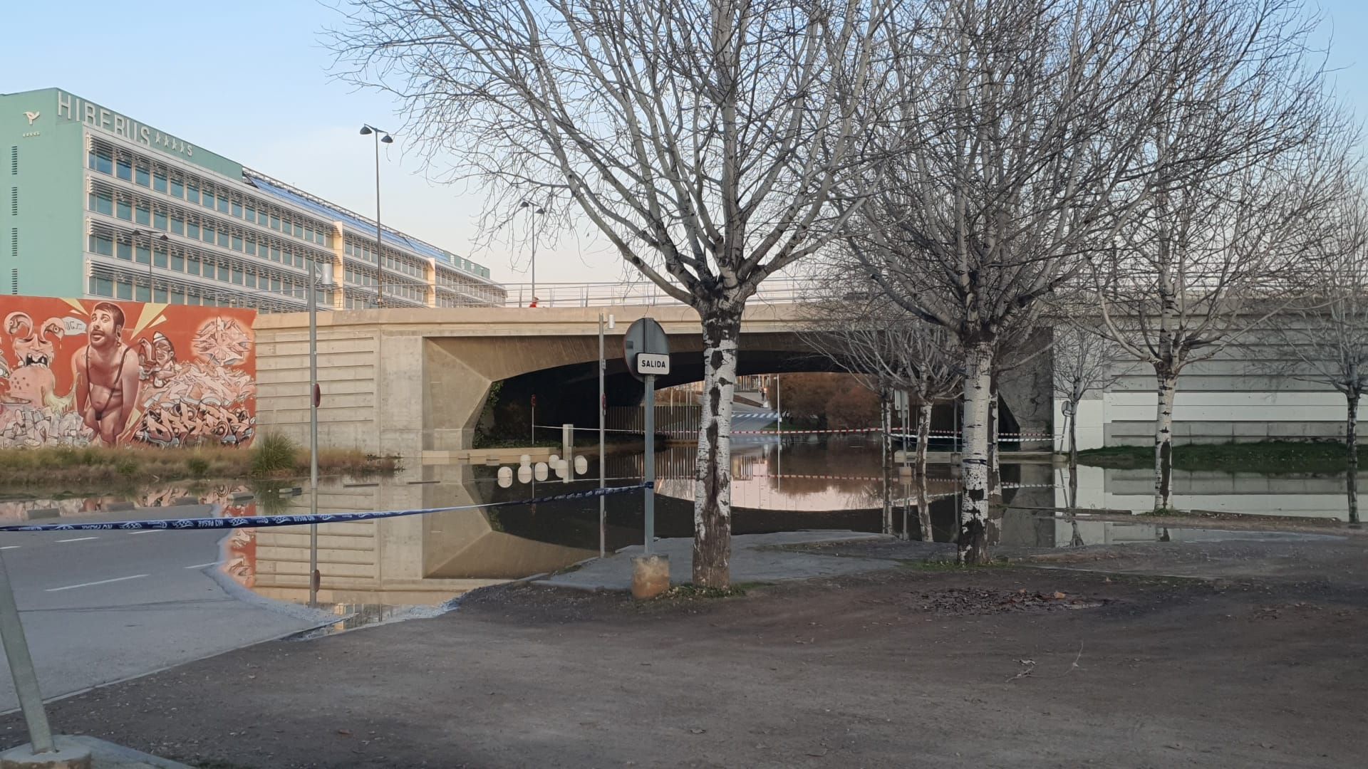 FOTOGALERÍA | El Ebro a su paso por Zaragoza -12 de diciembre de 2021