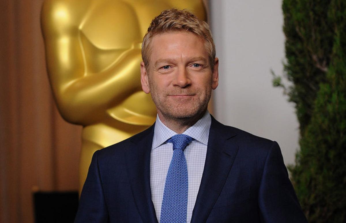 L’actor britànic Kenneth Branagh arriba al dinar dels nominats als premis Oscar, a l’Hotel Beverly Hilton.