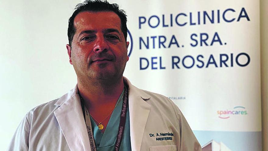 Alberto Hernández, especialista en Anestesiología y Reanimación.