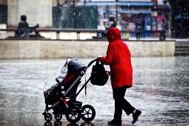 La nieve llega a Zaragoza