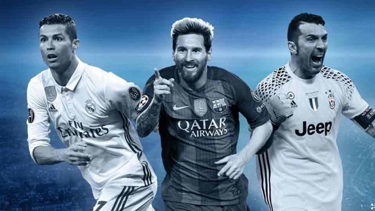 Cristiano, Messi y Buffon están en el equipo ideal de la Champions League