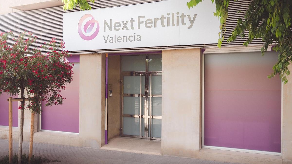 Fachada de la nueva clínica Next Fertility abierta en València.