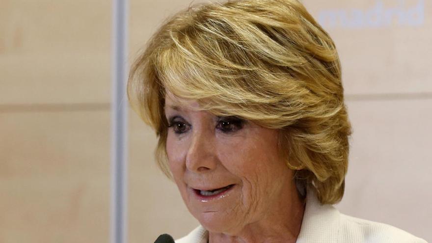 Esperanza Aguirre: &quot;Me da pena que Rato vaya a la cárcel&quot;