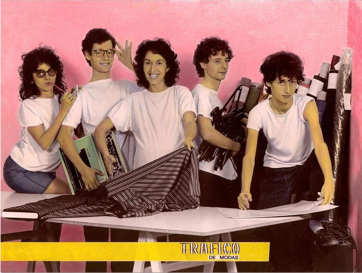 Los hermanos Errando Mariscal en una fotografía promocional de Tráfico de Modas.