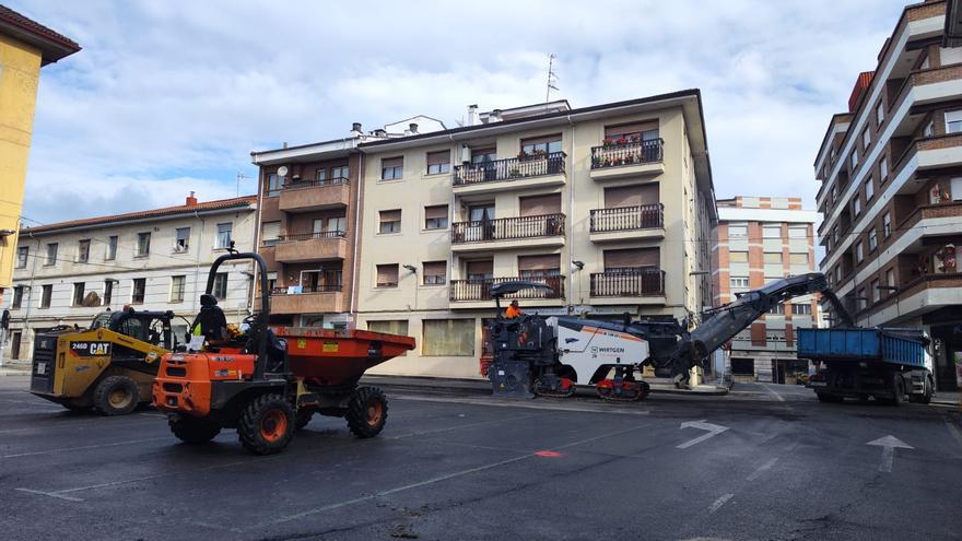 La villa moscona, abierta en canal: así avanza la obra para semipeatonalizar el centro urbano