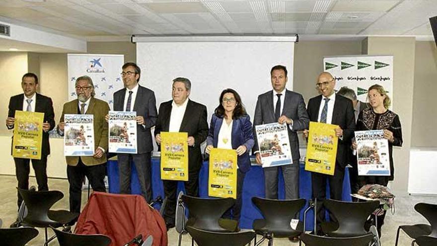 Ayer fue presentada una nueva edición de la Mitja Marató de Palma en el edificio de La Caixa.