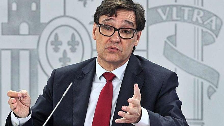 El ministre de Sanitat, Salvador Illa