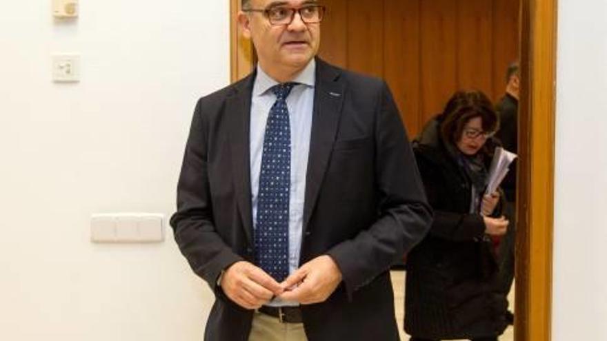 El rector de la Universidad de Alicante y nuevo consejero de Geonet, Manuel Palomar.