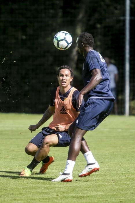 Primer entrenamiento del Real Oviedo